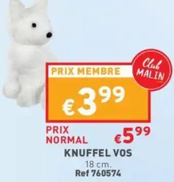 Trafic Knuffel Vos 18cm. aanbieding