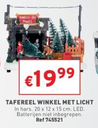Tafereel Winkel Met Licht