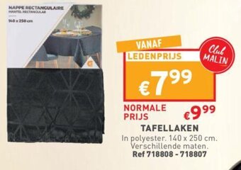 Trafic Tafellaken aanbieding