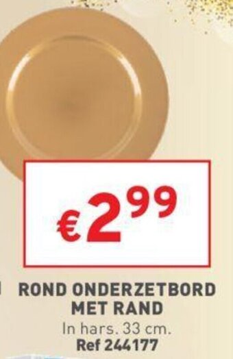Rond Onderzetbord Met Rand