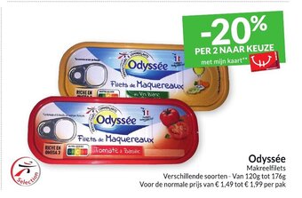 Intermarché Odyssee makreelfilets aanbieding