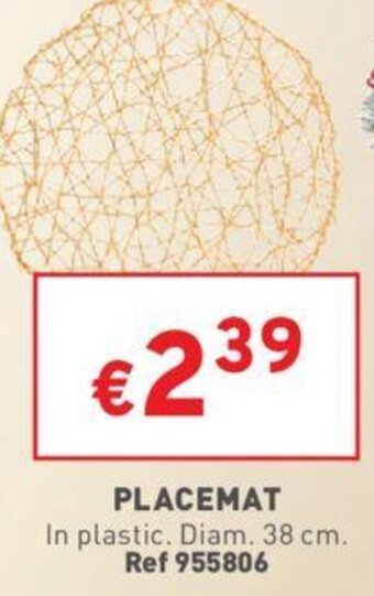 Trafic Placemat aanbieding
