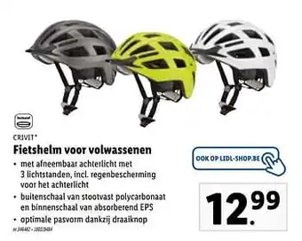 Lidl Fietshelm voor volwassenen aanbieding