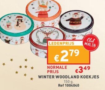 Trafic Winter Woodland Koekjes aanbieding