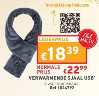 Trafic Verwarmende Sjaal USB aanbieding