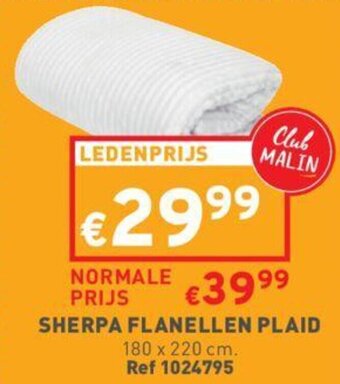 Trafic Sherpa Flanellen Plaid aanbieding