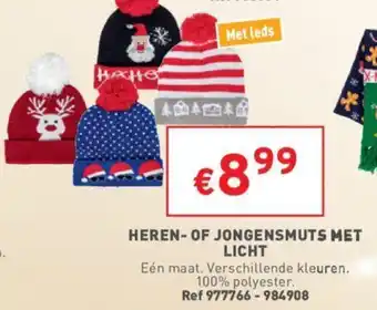 Trafic Heren-of Jongensmuts Me Licht aanbieding