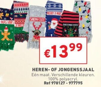 Trafic Heren- Of Jongenssjaal aanbieding