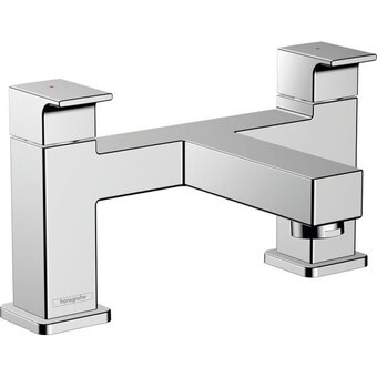 Hansgrohe vernis badkraan 2-gats badrand chroom