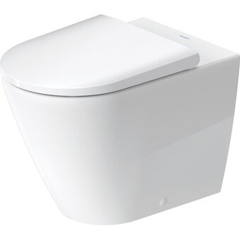 Sawiday Duravit d-neo staand toilet 37x58x40cm wit hoogglans aanbieding
