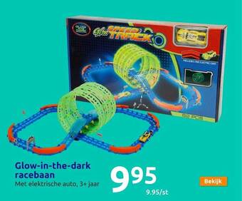 Action Glow-in-the-dark racebaan aanbieding