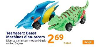Action Teamsterz beast machines dino-racers aanbieding