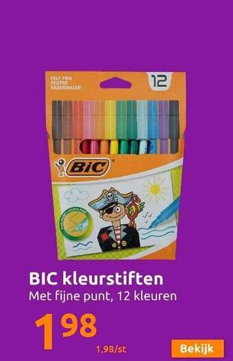 Bic kleurstiften