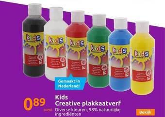 Action Kids creative plakkaatverf aanbieding