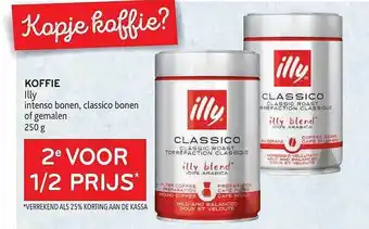 Alvo Koffie illy aanbieding