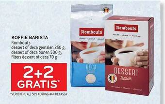 Koffie barista rombouts