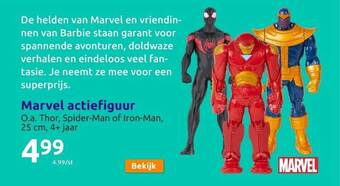Action Marvel actiefiguur aanbieding