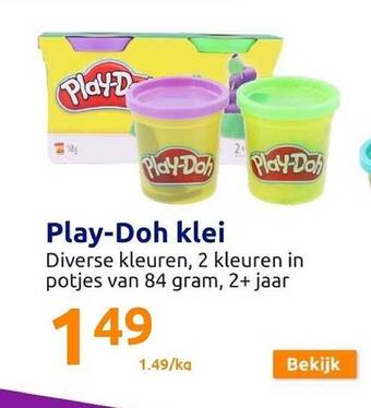 Action Play-doh klei aanbieding