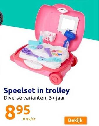 Action Speelset in trolley aanbieding
