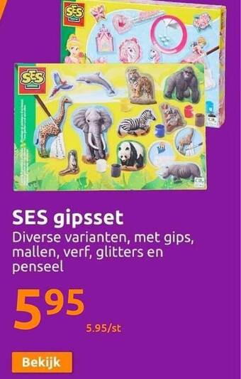 Action Ses gipsset aanbieding