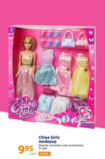 Action Chloe girlz modepop aanbieding