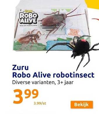 Action Zuru robo alive robotinsect aanbieding