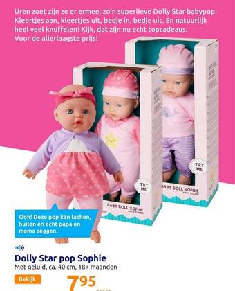Action Dolly star pop sophie aanbieding