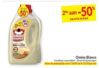 Intermarché Omino Bianco vloeibaar wasmiddel aanbieding