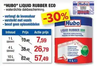 Hubo Hubo liquid rubber eco 1liter aanbieding