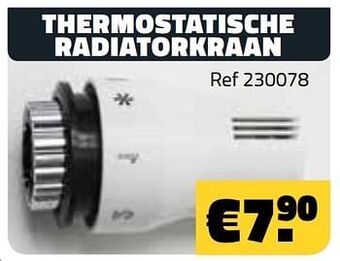 Thermostatische radiatorkraan