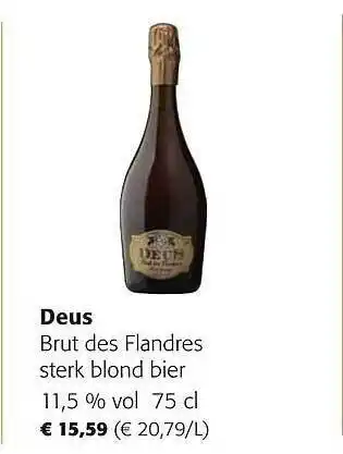 Deus brut des flandres sterk blond bier
