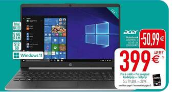 Cora Acer notebook aspire 3 aanbieding