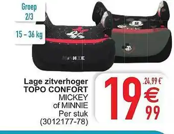 Cora Lage zitverhoger topo confort aanbieding