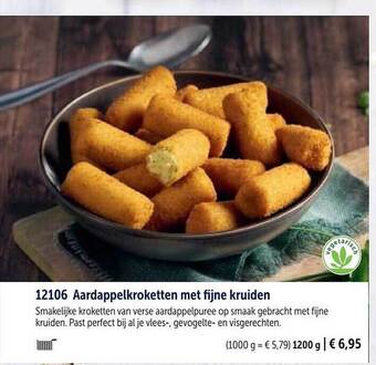 Bofrost Aardappelkroketten met fijne kruiden aanbieding