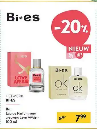 Bi-es eau de parfum voor vrouwen love affair