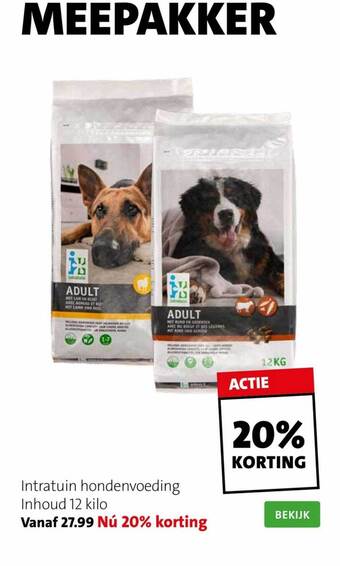 Intratuin Intratuin hondenvoeding aanbieding