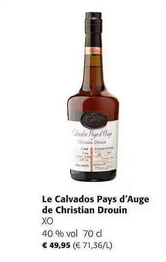 Colruyt Le calvados pays d'auge de christian drouin aanbieding