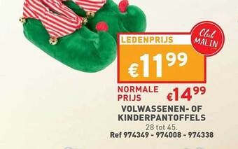 Trafic Volwassenen of kinderpantoffels aanbieding