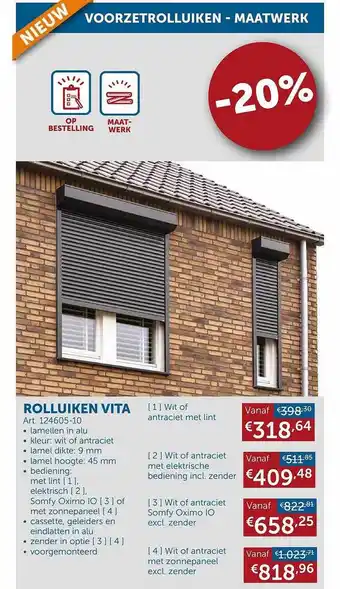 Rolluiken vita