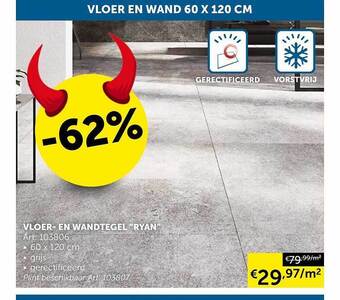 Zelfbouwmarkt Vloer en wandtegel ryan aanbieding