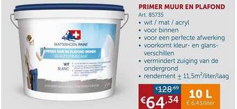 Zelfbouwmarkt Primer muur en plafond aanbieding