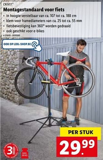 Montagestandaard voor fiets