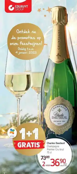 Charles dauteuil champagne premier cru brut