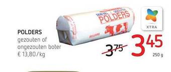 Polders gezouten of ongezouten boter