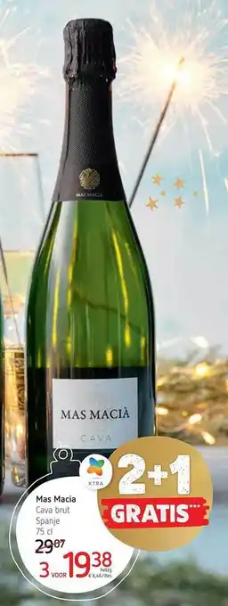 Spar Colruyt Mas macià cava brut spanje aanbieding