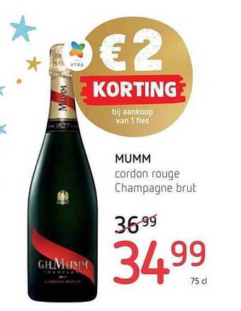 Mumm cordon rouge champagne brut