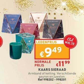 Trafic Kaars sieraad aanbieding