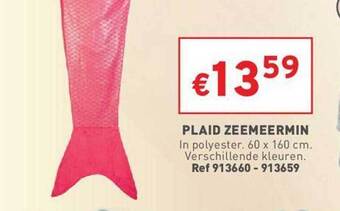 Trafic Plaid zeemeermin aanbieding
