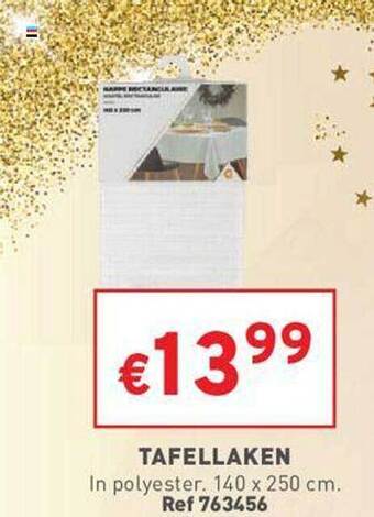 Trafic Tafellaken aanbieding