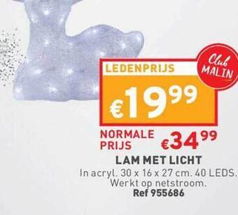 Lam met licht